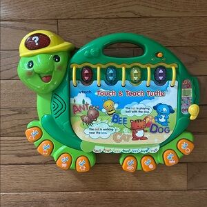 VTECH Touch & Teach Turtle interactive toy EUC learning toy music toddler letter